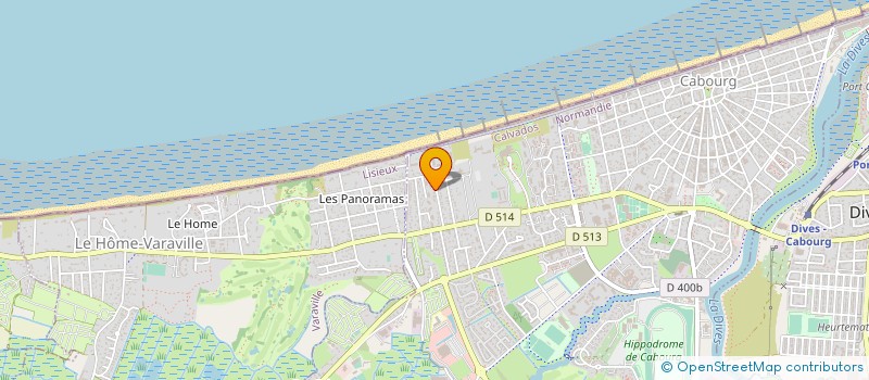localisation de l'entreprise SCI NELBI à CABOURG