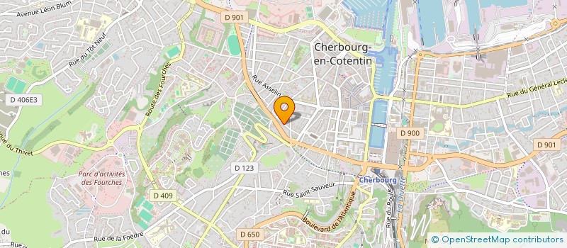 localisation de l'entreprise SCI NELCOLAND à CHERBOURG-EN-COTENTIN