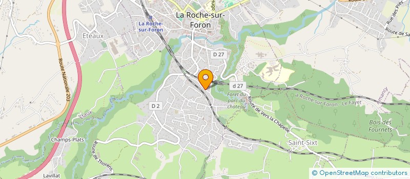 localisation de l'entreprise SCI NELHER  LA ROCHE-SUR-FORON