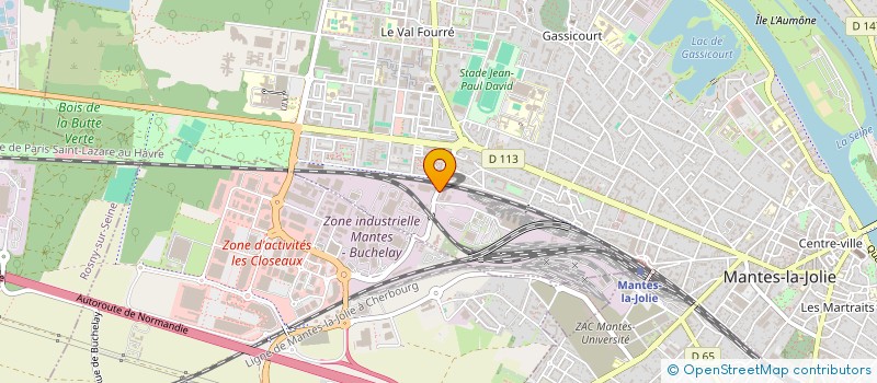 localisation de l'entreprise SCI NELI  MANTES-LA-JOLIE