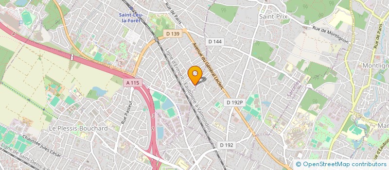 localisation de l'entreprise SCI NELI  TAVERNY