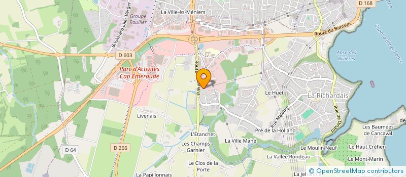 localisation de l'entreprise SCI NELL  LA RICHARDAIS