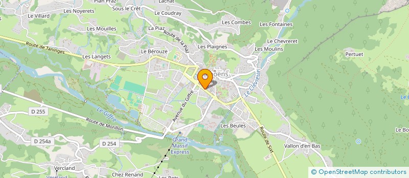 localisation de l'entreprise SCI NELL  SAMOENS