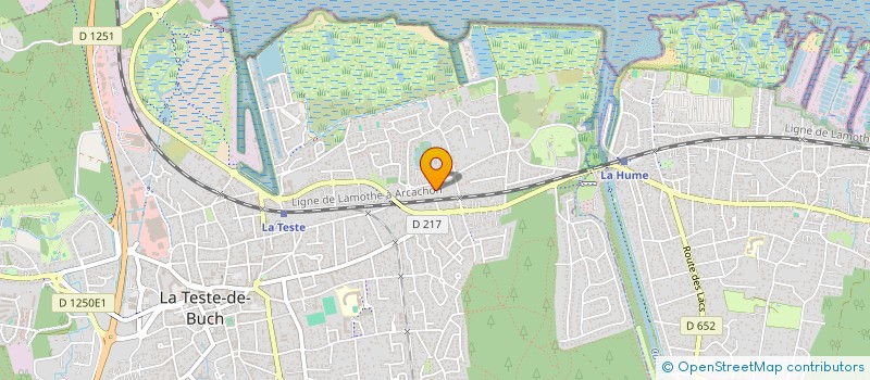 localisation de l'entreprise SCI NELLANGYO  LA TESTE-DE-BUCH