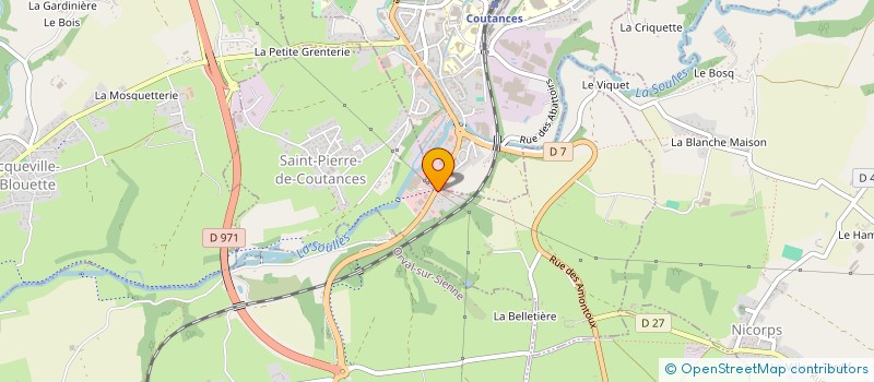 localisation de l'entreprise SCI NELLCHA  SAINT-PIERRE-DE-COUTANCES