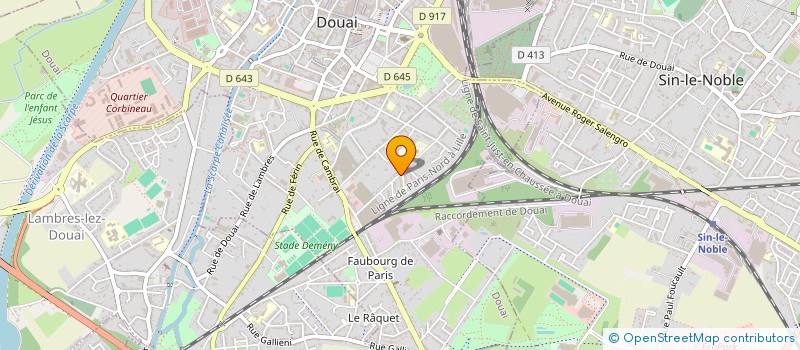 localisation de l'entreprise SCI NELLCOTE à DOUAI