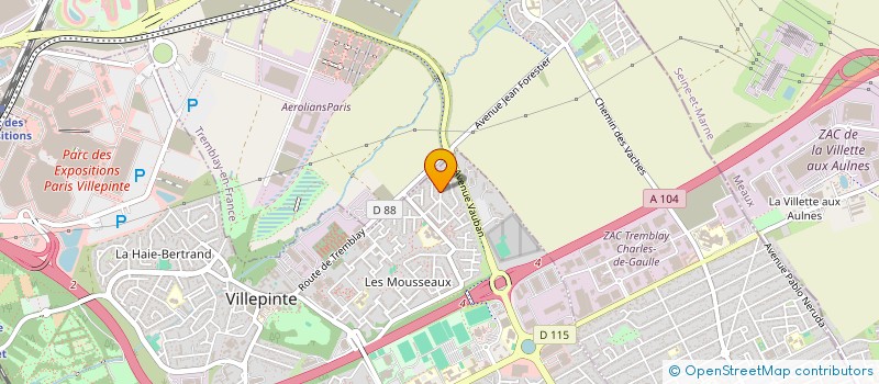 localisation de l'entreprise SCI NELLER à VILLEPINTE