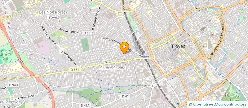 localisation de l'entreprise SCI NELLO  SAINTE-SAVINE