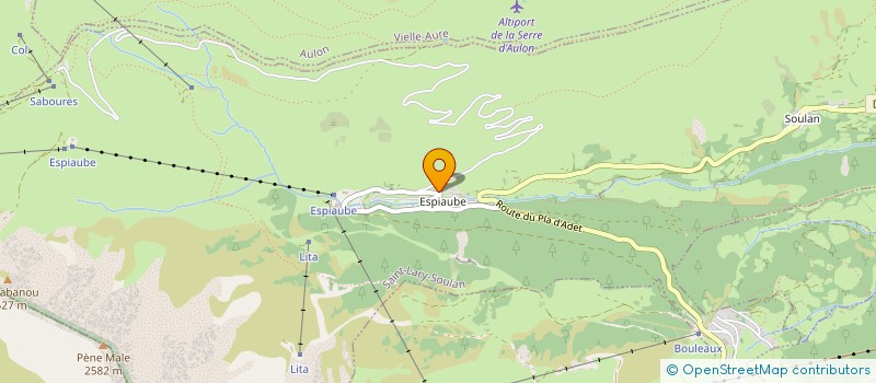 localisation de l'entreprise SCI NELLY  SAINT-LARY-SOULAN