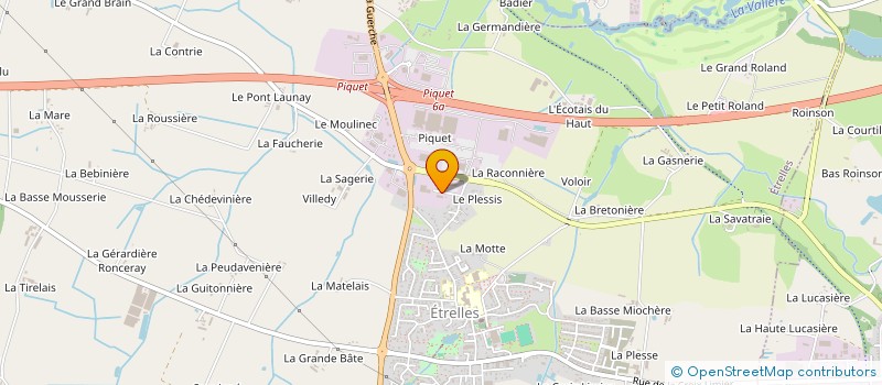 localisation de l'entreprise SCI NELPHIMMO  ETRELLES