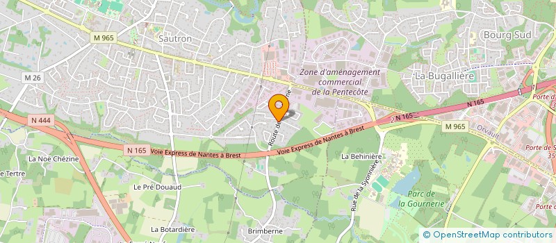 localisation de l'entreprise SCI NELSA à SAUTRON