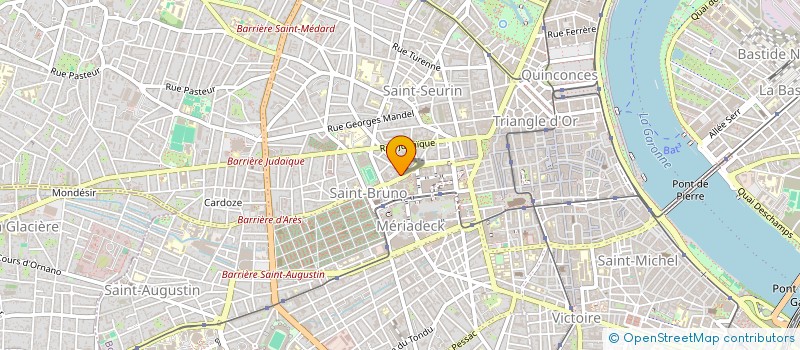 localisation de l'entreprise SCI NELSANN  BORDEAUX