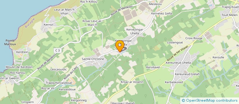 localisation de l'entreprise SCI NELTE  PLOUGASTEL-DAOULAS