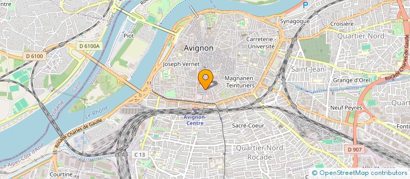 localisation de l'entreprise SCI NELYS  AVIGNON