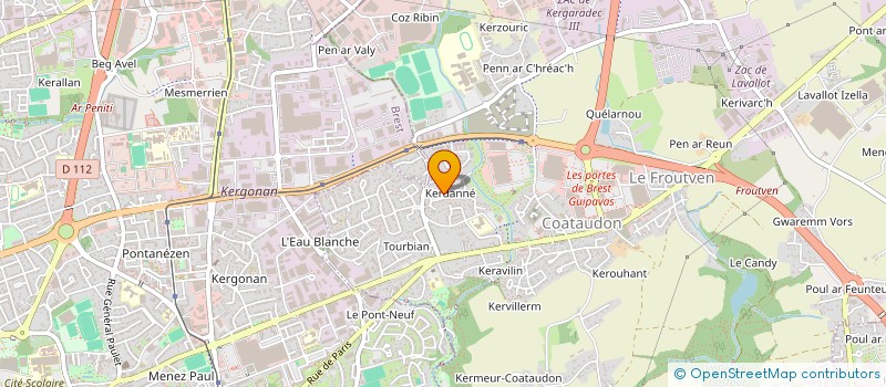 localisation de l'entreprise SCI NEM  GUIPAVAS