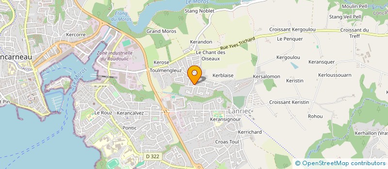 localisation de l'entreprise SCI NEM FIVE  CONCARNEAU