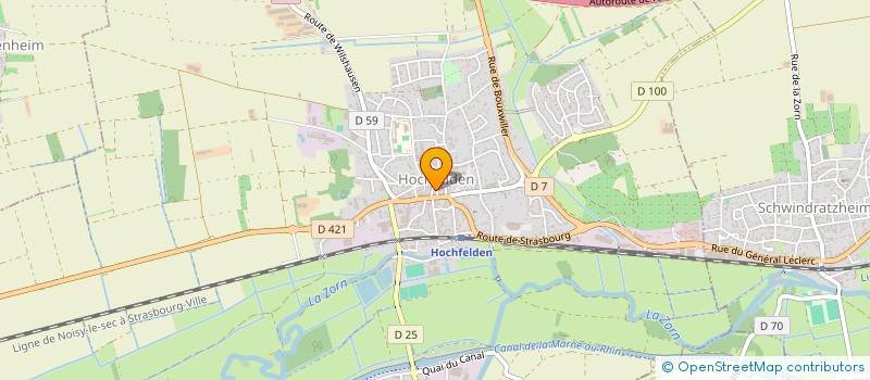 localisation de l'entreprise SCI NEMA  LIXHAUSEN