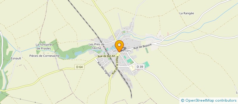 localisation de l'entreprise SCI NEMA  SELOMMES