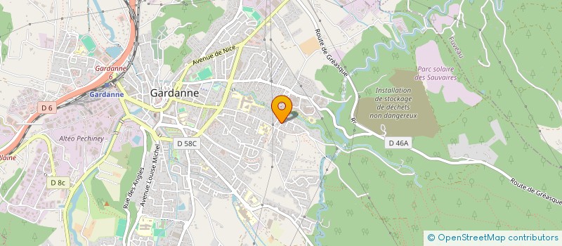 localisation de l'entreprise SCI NEMESIS  GARDANNE