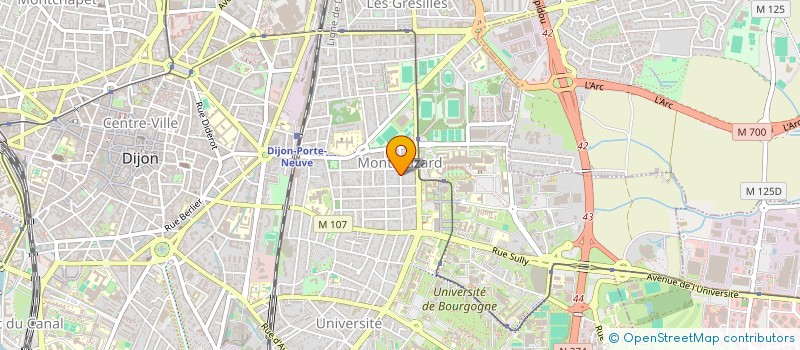 localisation de l'entreprise SCI NEMESIS à DIJON