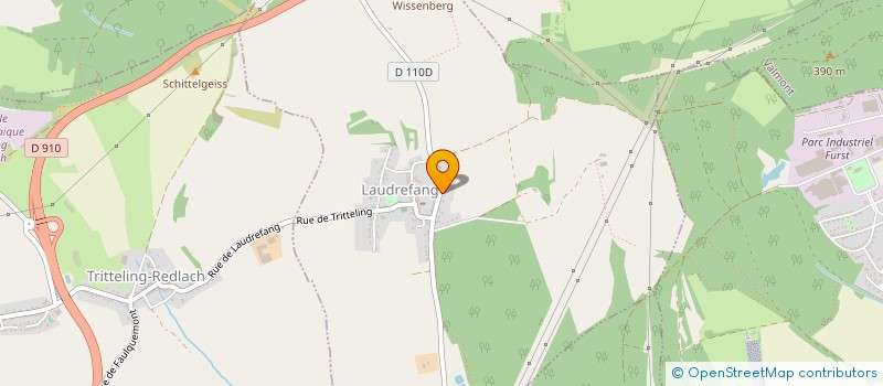 localisation de l'entreprise SCI NEMMOS  LAUDREFANG