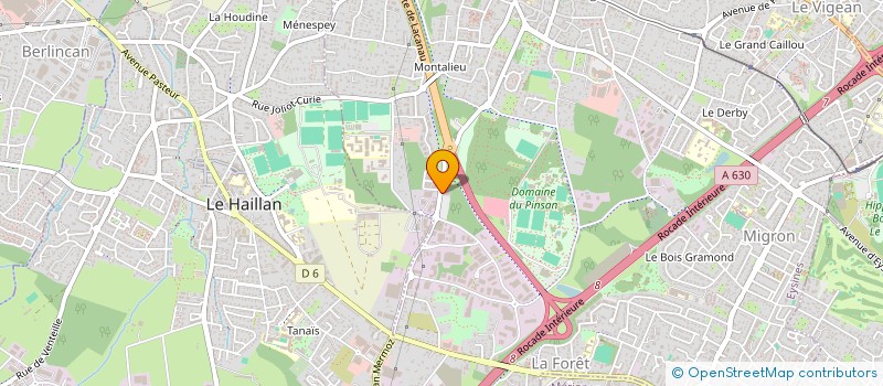 localisation de l'entreprise SCI NEMO 21  EYSINES