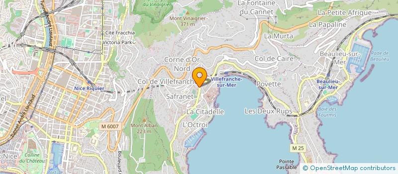 localisation de l'entreprise SCI NEMO  VILLEFRANCHE-SUR-MER