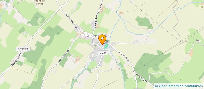 localisation de l'entreprise SCI NEMO  WIERRE-EFFROY