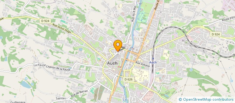 localisation de l'entreprise SCI NEMO à AUCH
