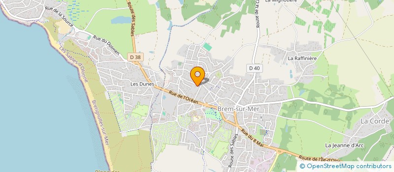 localisation de l'entreprise SCI NEMO à BREM-SUR-MER