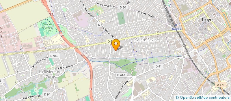 localisation de l'entreprise SCI NEMO  SAINTE-SAVINE