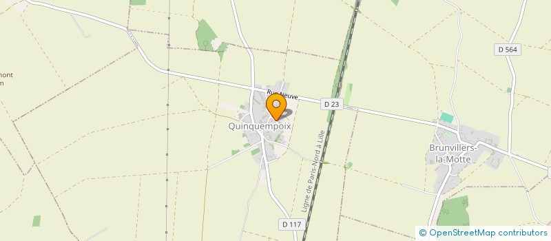 localisation de l'entreprise SCI NEMO  ST JUST EN CHAUSSEE