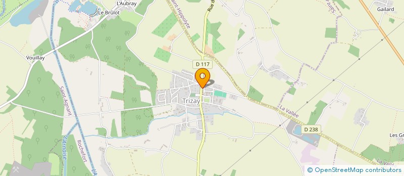 localisation de l'entreprise SCI NEMO  TRIZAY