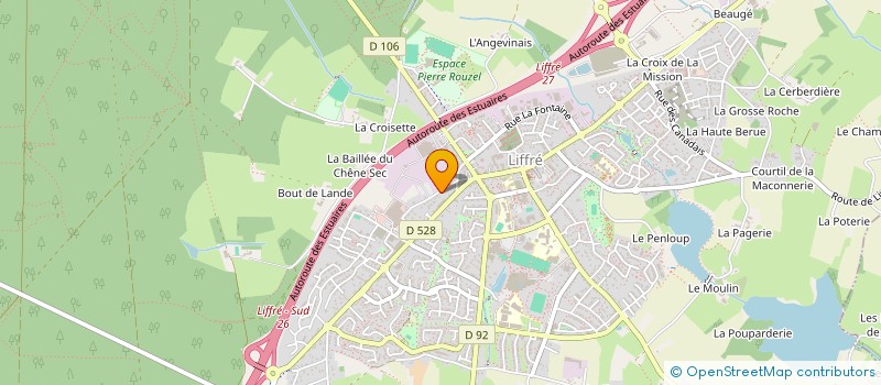 localisation de l'entreprise SCI NEMO  LIFFRE