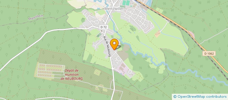 localisation de l'entreprise SCI NEMO  MERTZWILLER
