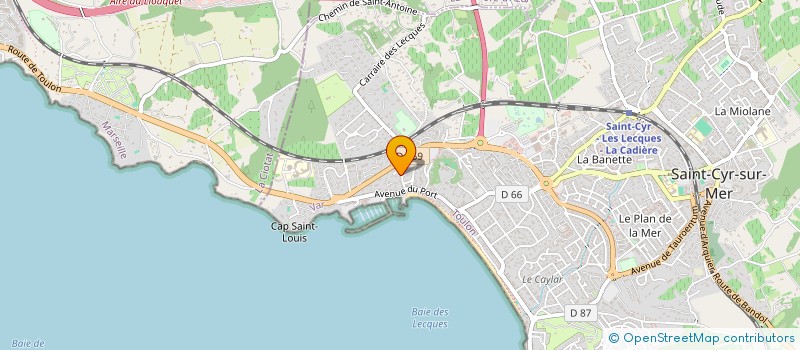 localisation de l'entreprise SCI NEMO à SAINT-CYR-SUR-MER