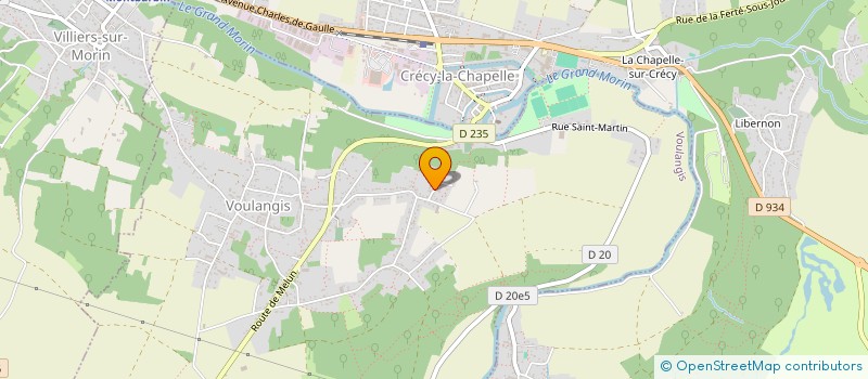 localisation de l'entreprise SCI NEMO  VOULANGIS