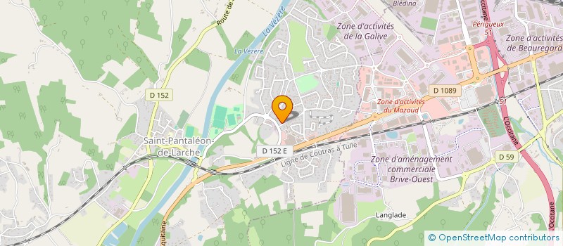 localisation de l'entreprise SCI NEMO  SAINT-PANTALEON-DE-LARCHE