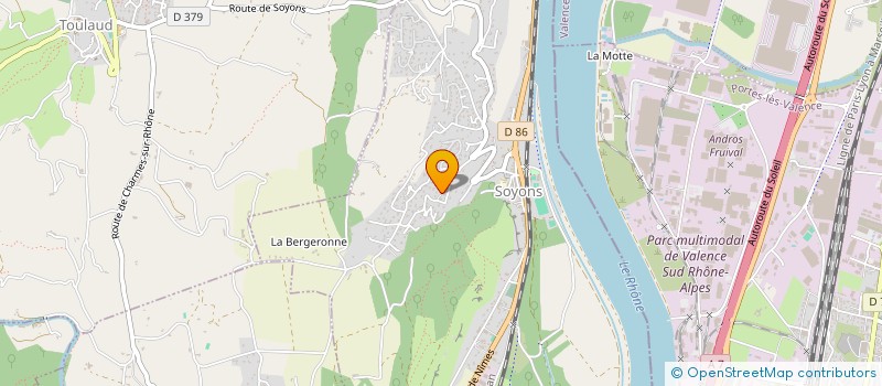 localisation de l'entreprise SCI NEMONE  SOYONS