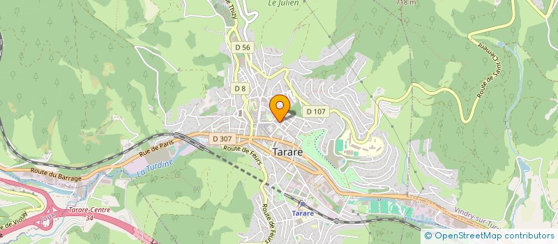 localisation de l'entreprise SCI NEMOSI  TARARE