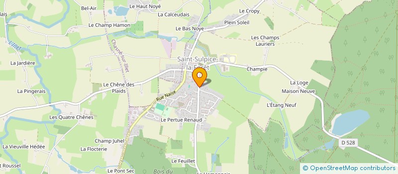 localisation de l'entreprise SCI NEMOURS 34  SAINT-SULPICE-LA-FORET