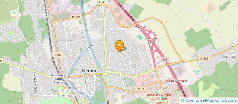 localisation de l'entreprise SCI NEMOURS 77  NEMOURS