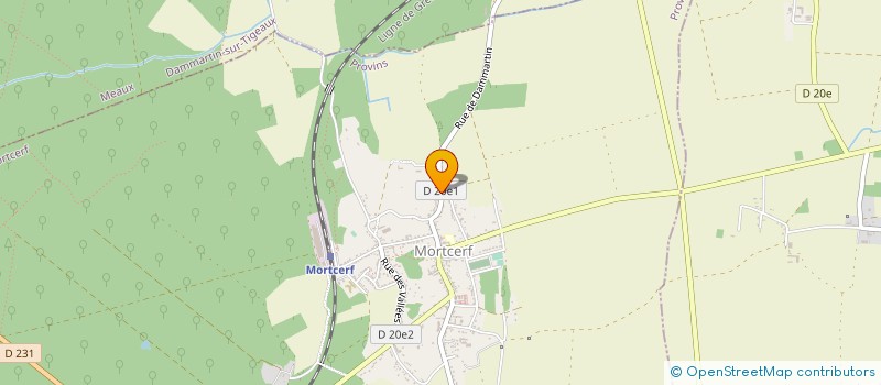 localisation de l'entreprise SCI NEMROD  MORTCERF