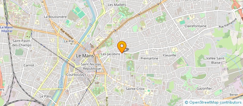 localisation de l'entreprise SCI NENAFARO  LE MANS