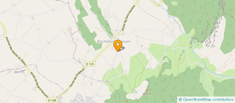 localisation de l'entreprise SCI NENE  ROCHEFORT-SAMSON