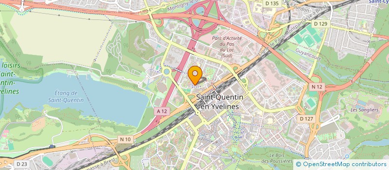 localisation de l'entreprise SCI NENE GALLE  MONTIGNY-LE-BRETONNEUX