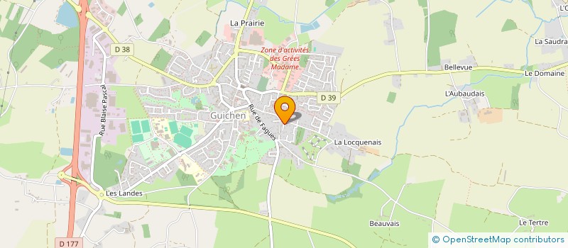 localisation de l'entreprise SCI NENES  GUICHEN