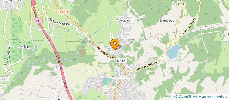 localisation de l'entreprise SCI NENUPHAR  CRUSEILLES