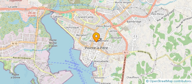 localisation de l'entreprise SCI NENUPHAR à POINTE-A-PITRE