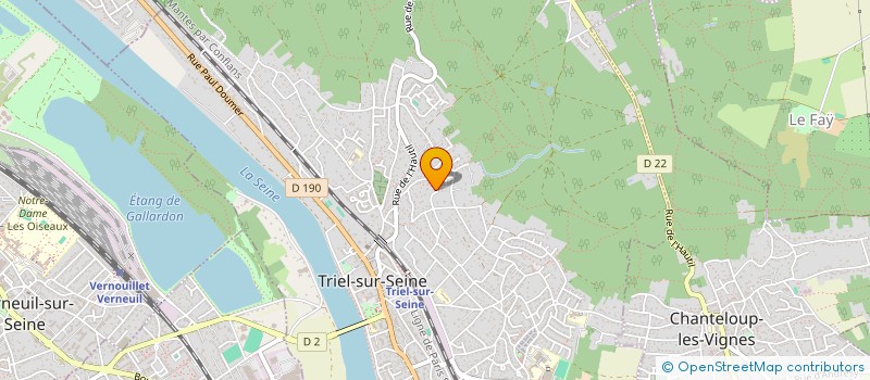 localisation de l'entreprise SCI NEO à TRIEL-SUR-SEINE